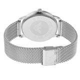 Buy Shop Emporio Armani Minimalist Quartz Blue Dial Silver Steel Strap Watch For Men - AR11571 USA Online