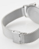 Buy Shop Emporio Armani Minimalist Quartz Green Dial Silver Mesh Bracelet Watch For Men - AR11578 USA Online