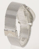 Buy Shop Emporio Armani Minimalist Quartz Green Dial Silver Mesh Bracelet Watch For Men - AR11578 USA Online