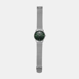 Buy Shop Emporio Armani Minimalist Quartz Green Dial Silver Mesh Bracelet Watch For Men - AR11578 USA Online