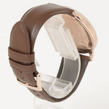Buy Shop Emporio Armani Minimalist Quartz White Dial Brown Leather Strap Watch For Men - AR11572 USA Online