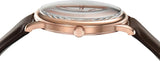 Buy Shop Emporio Armani Minimalist Quartz White Dial Brown Leather Strap Watch For Men - AR11572 USA Online