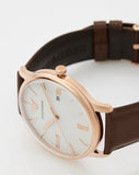 Buy Shop Emporio Armani Minimalist Quartz White Dial Brown Leather Strap Watch For Men - AR11572 USA Online