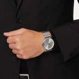 Buy Shop Emporio Armani Minimalist Silver Dial Silver Steel Strap Watch for Men - AR11599 USA Online