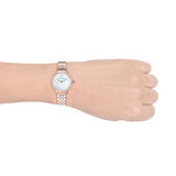 Buy Shop Emporio Armani Modern Mother of Pearl White Dial Rose Gold Steel Strap Watch for Women - AR11158 USA Online