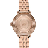 Buy Shop Emporio Armani Modern Mother of Pearl White Dial Rose Gold Steel Strap Watch for Women - AR11158 USA Online