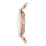 Buy Shop Emporio Armani Modern Mother of Pearl White Dial Rose Gold Steel Strap Watch for Women - AR11158 USA Online