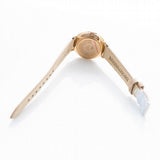 Buy Shop Emporio Armani Modern Silver Dial Pink Leather Strap Watch for Women - AR11160 USA Online