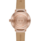 Buy Shop Emporio Armani Modern Silver Dial Pink Leather Strap Watch for Women - AR11160 USA Online
