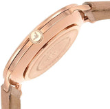 Buy Shop Emporio Armani Modern Silver Dial Pink Leather Strap Watch for Women - AR11160 USA Online