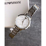Buy Shop Emporio Armani Modern Silver Dial Silver Steel Strap Watch for Women - AR11213 USA Online