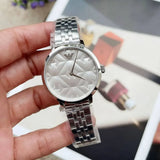 Buy Shop Emporio Armani Modern Silver Dial Silver Steel Strap Watch for Women - AR11213 USA Online