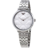 Buy Shop Emporio Armani Modern Silver Dial Silver Steel Strap Watch for Women - AR11213 USA Online