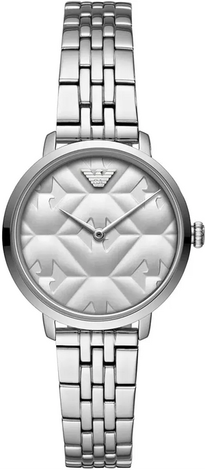 Buy Shop Emporio Armani Modern Silver Dial Silver Steel Strap Watch for Women - AR11213 USA Online