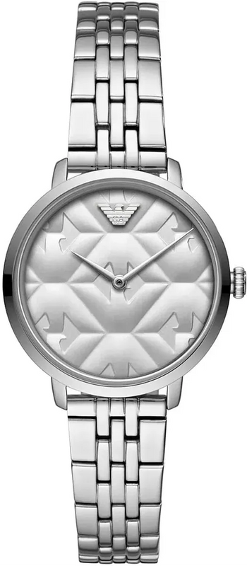 Buy Shop Emporio Armani Modern Silver Dial Silver Steel Strap Watch for Women - AR11213 USA Online