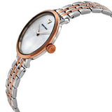 Buy Shop Emporio Armani Modern Slim Analog Mother of Pearl Dial Two Tone Steel Strap Watch For Women - AR11157 USA Online