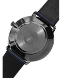 Buy Shop Emporio Armani Modern Slim Analog Silver Dial Blue Leather Strap Watch For Men - AR11214 USA Online