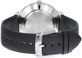 Buy Shop Emporio Armani Modern Slim Quartz Grey Dial Black Leather Strap Watch For Men - AR11162 USA Online