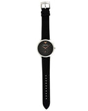 Buy Shop Emporio Armani Modern Slim Quartz Grey Dial Black Leather Strap Watch For Men - AR11162 USA Online