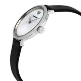 Buy Shop Emporio Armani Modern White Dial Black Leather Strap Watch For Women - AR11159 USA Online