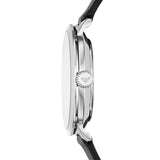 Buy Shop Emporio Armani Modern White Dial Black Leather Strap Watch For Women - AR11159 USA Online