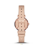Buy Shop Emporio Armani Mother of Pearl Dial Beige Leather Strap Watch For Women - AR11004 USA Online