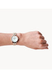 Buy Shop Emporio Armani Mother of Pearl Dial Rose Gold Steel Strap Watch For Women - AR11110 USA Online