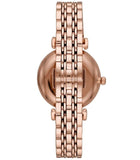 Buy Shop Emporio Armani Mother of Pearl Dial Rose Gold Steel Strap Watch For Women - AR11110 USA Online