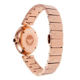 Buy Shop Emporio Armani Mother of Pearl Dial Rose Gold Steel Strap Watch For Women - AR11236 USA Online