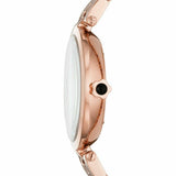 Buy Shop Emporio Armani Mother of Pearl Dial Rose Gold Steel Strap Watch For Women - AR11236 USA Online
