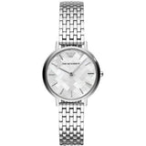 Buy Shop Emporio Armani Mother of Pearl Dial Silver Steel Strap Watch For Women - AR11112 USA Online