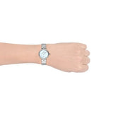 Buy Shop Emporio Armani Mother of Pearl Dial Silver Steel Strap Watch For Women - AR11235 USA Online