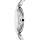 Buy Shop Emporio Armani Mother of Pearl Dial Silver Steel Strap Watch For Women - AR11235 USA Online