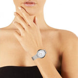 Buy Shop Emporio Armani Mother of Pearl Dial Two Tone Stainless Steel Watch For Women - AR11094 USA Online