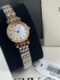 Buy Shop Emporio Armani Mother of Pearl Dial Two Tone Steel Strap Watch For Women - AR1689 USA Online