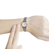 Buy Shop Emporio Armani Mother of Pearl Dial Two Tone Steel Strap Watch For Women - AR1689 USA Online