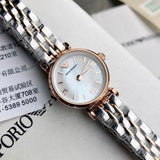 Buy Shop Emporio Armani Mother of Pearl Dial Two Tone Steel Strap Watch For Women - AR1689 USA Online
