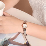 Buy Shop Emporio Armani Mother of Pearl Dial Two Tone Steel Strap Watch For Women - AR1689 USA Online