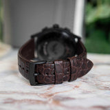 Buy Shop Emporio Armani Paolo Chronograph Black Dial Brown Leather Strap Watch For Men - AR11549 USA Online