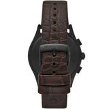 Buy Shop Emporio Armani Paolo Chronograph Black Dial Brown Leather Strap Watch For Men - AR11549 USA Online