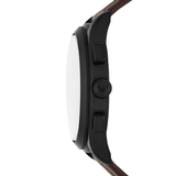 Buy Shop Emporio Armani Paolo Chronograph Black Dial Brown Leather Strap Watch For Men - AR11549 USA Online