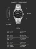 Buy Shop Emporio Armani Paolo Chronograph Black Dial Silver Steel Strap Watch For Men - AR11602 USA Online