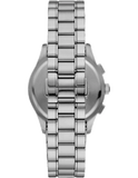Buy Shop Emporio Armani Paolo Chronograph Black Dial Silver Steel Strap Watch For Men - AR11602 USA Online