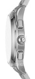 Buy Shop Emporio Armani Paolo Chronograph Black Dial Silver Steel Strap Watch For Men - AR11602 USA Online