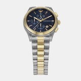 Buy Shop Emporio Armani Paolo Chronograph Blue Dial Two Tone Steel Strap Watch For Men - AR11579 USA Online