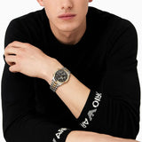 Buy Shop Emporio Armani Paolo Chronograph Grey Dial Two Tone Steel Strap Watch For Men - AR11527 USA Online