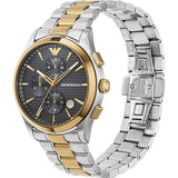 Buy Shop Emporio Armani Paolo Chronograph Grey Dial Two Tone Steel Strap Watch For Men - AR11527 USA Online