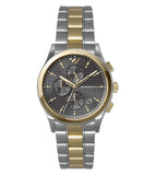 Buy Shop Emporio Armani Paolo Chronograph Grey Dial Two Tone Steel Strap Watch For Men - AR11527 USA Online