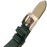 Buy Shop Emporio Armani Pro Planet Analog Silver Dial Green Leather Strap Watch For Women - AR11517 USA Online