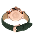 Buy Shop Emporio Armani Pro Planet Analog Silver Dial Green Leather Strap Watch For Women - AR11517 USA Online